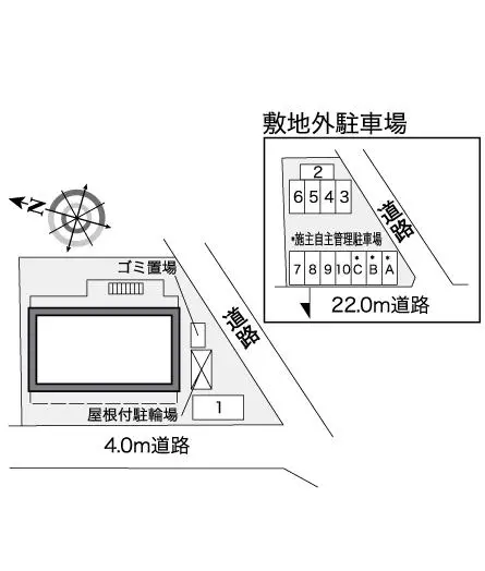 豊田市永覚新町３丁目 月極駐車場